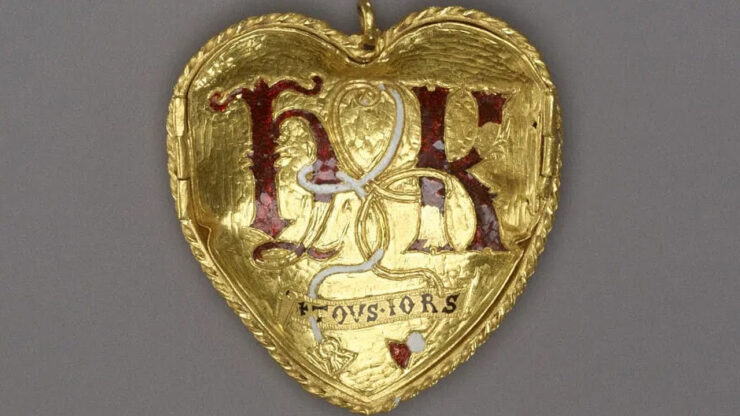 pendente a forma di cuore