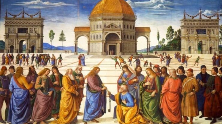 Pietro Perugino, Consegna delle chiavi