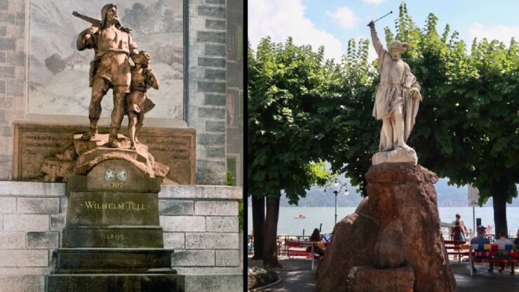 guglielmo tell statue