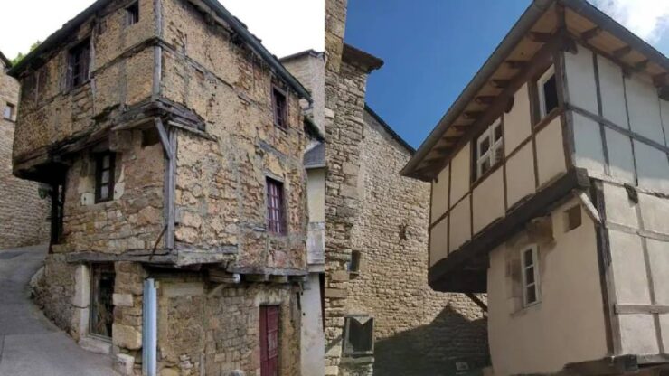Casa medievale prima e dopo