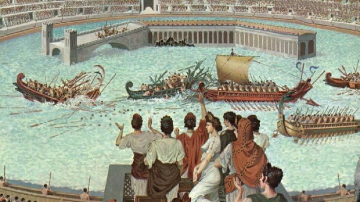 naumachie antica roma