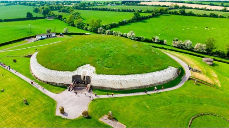 Newgrange foto dall'alto