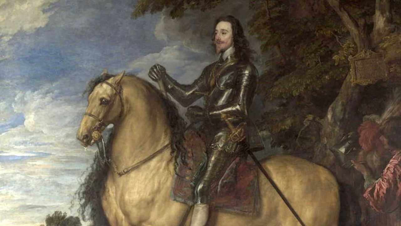 Carlo I ritratto a cavallo 