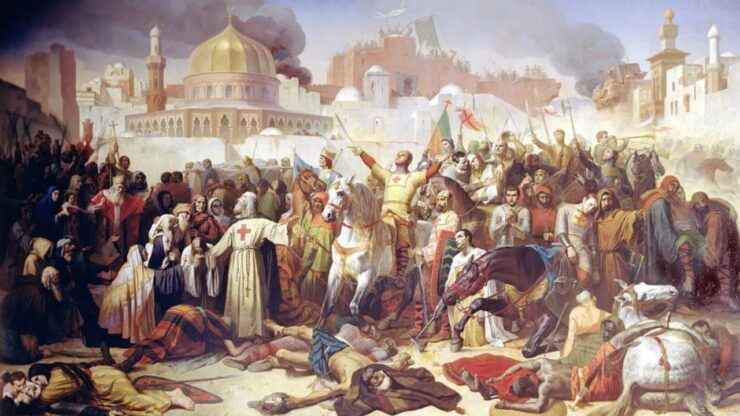 Battaglia di montgisard con il re lebbroso