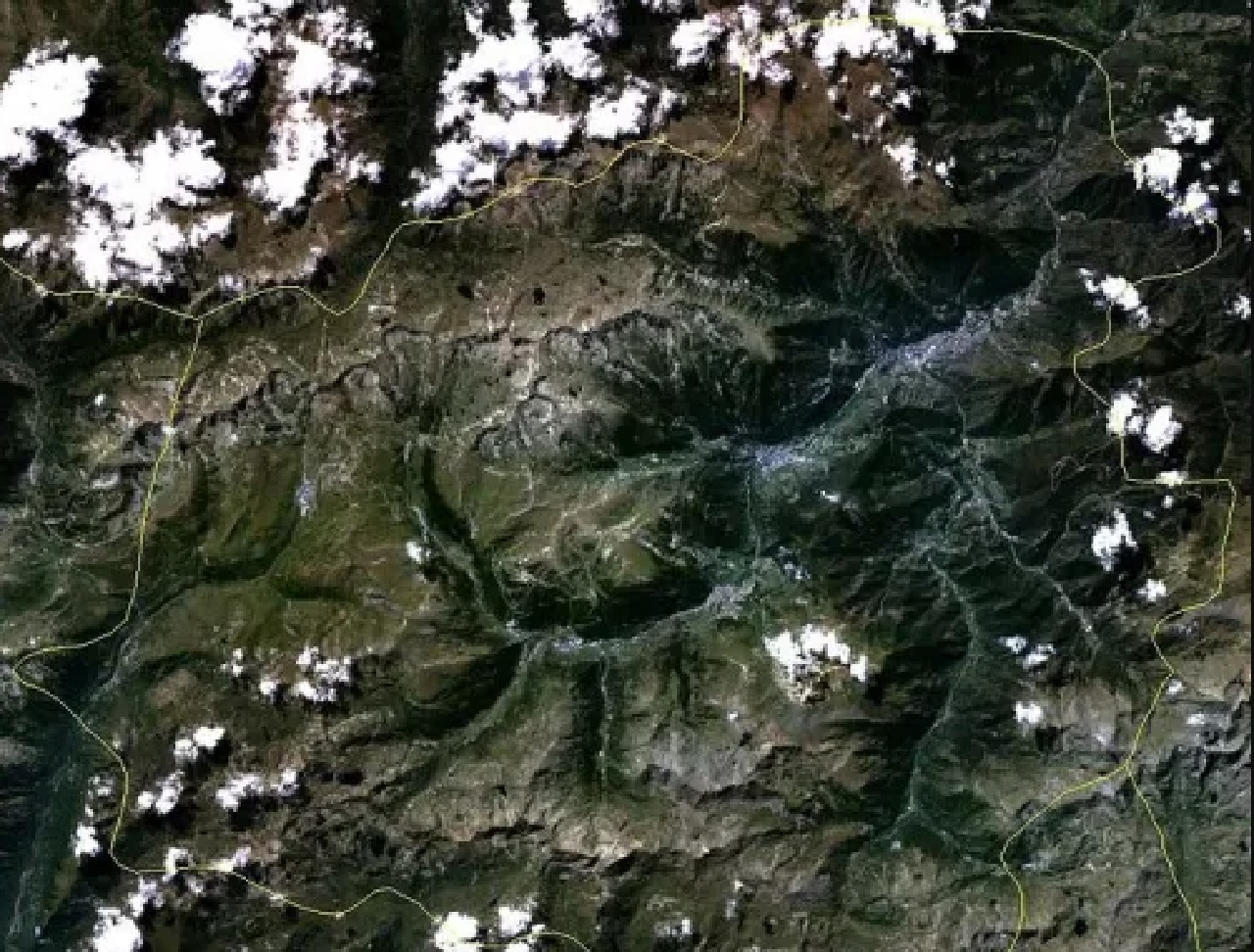 Andorra mappa immagine