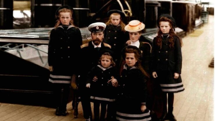 foto della famiglia Romanov