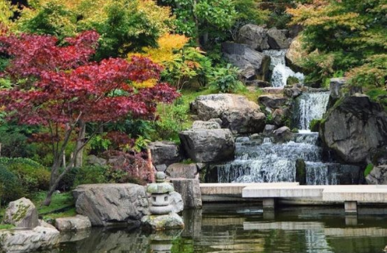 giardino immagine cascate