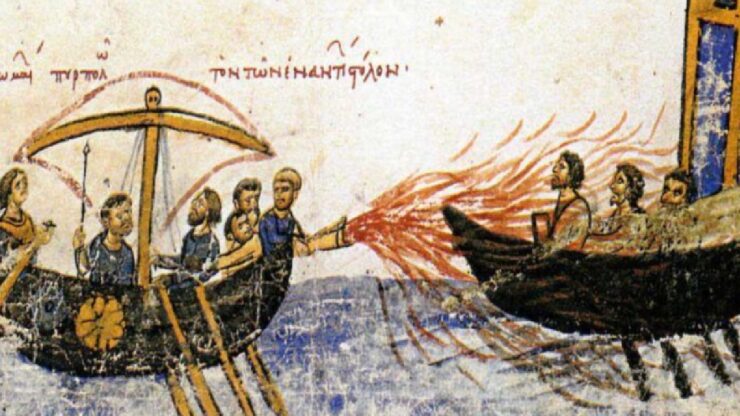 il leggendario fuoco greco segreto militare