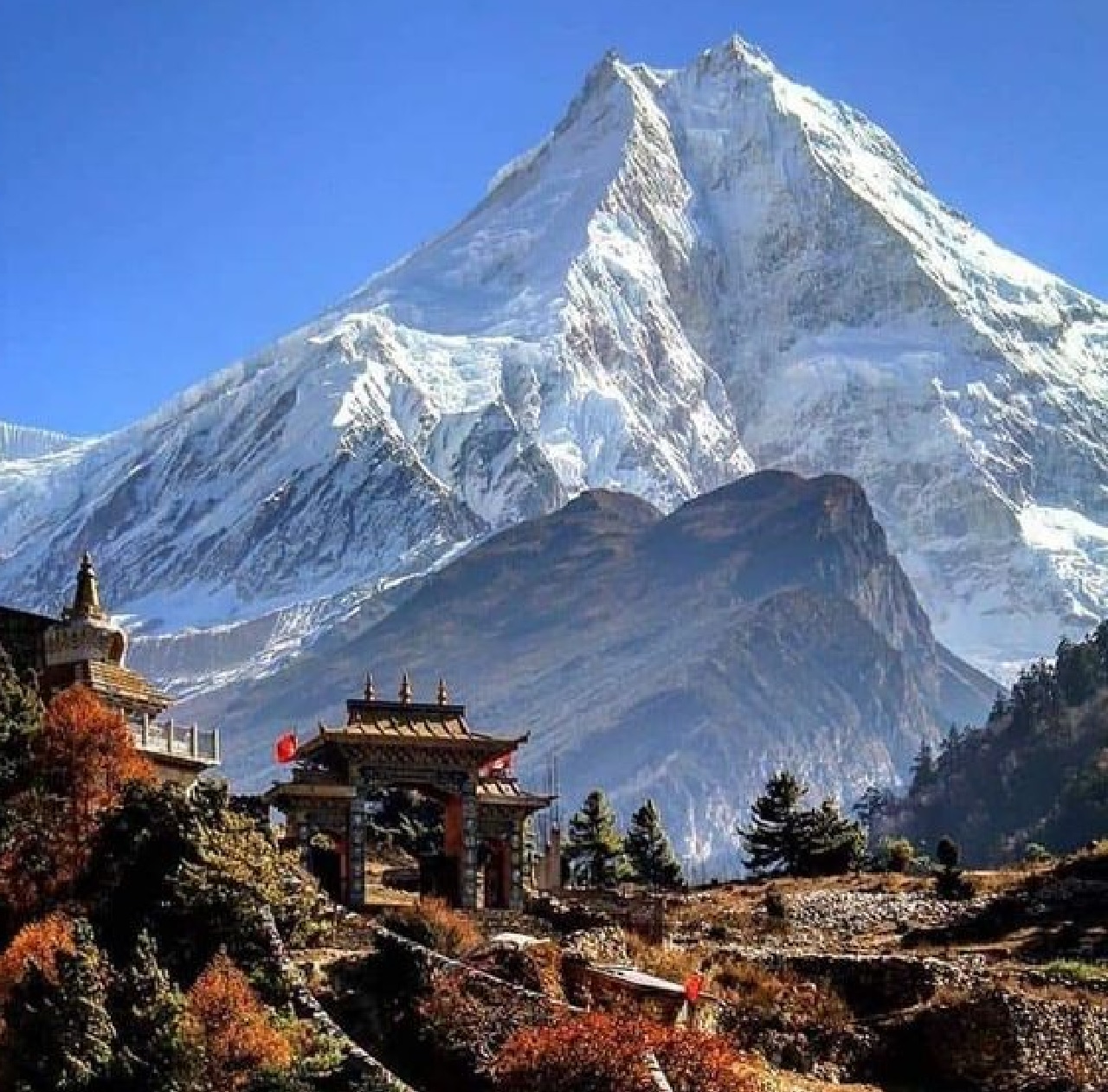 Sakya Tibet paesaggio