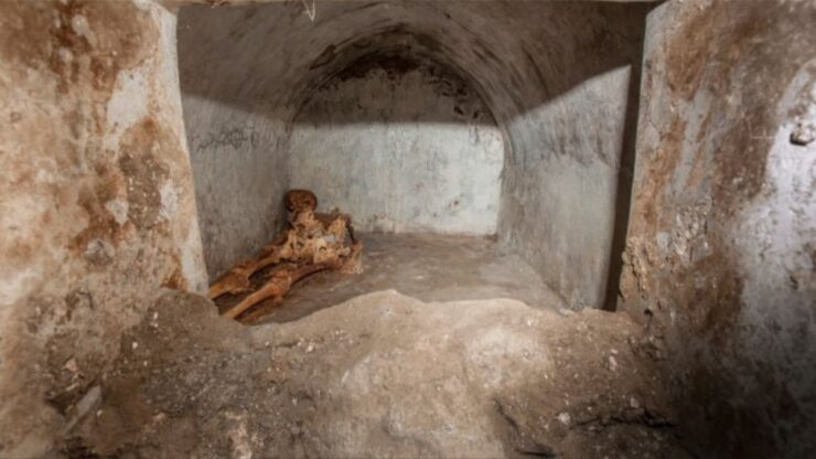 scheletri rinvenuti a pompei