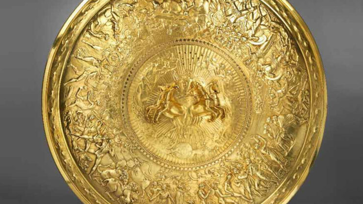 scudo Achille oro