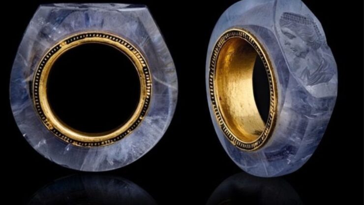 anello di zaffiro di caligola