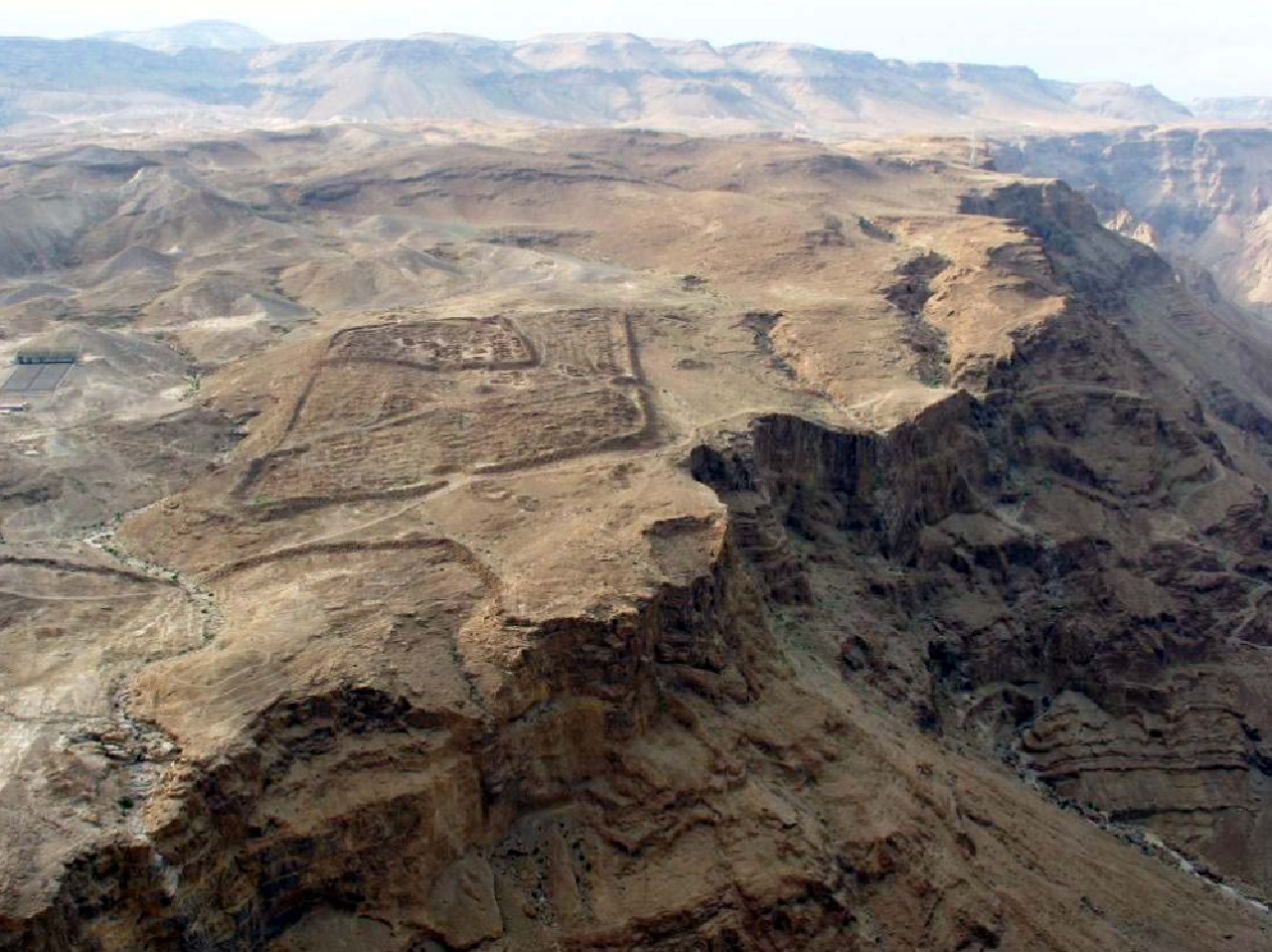 legionario accampamento esterno Masada