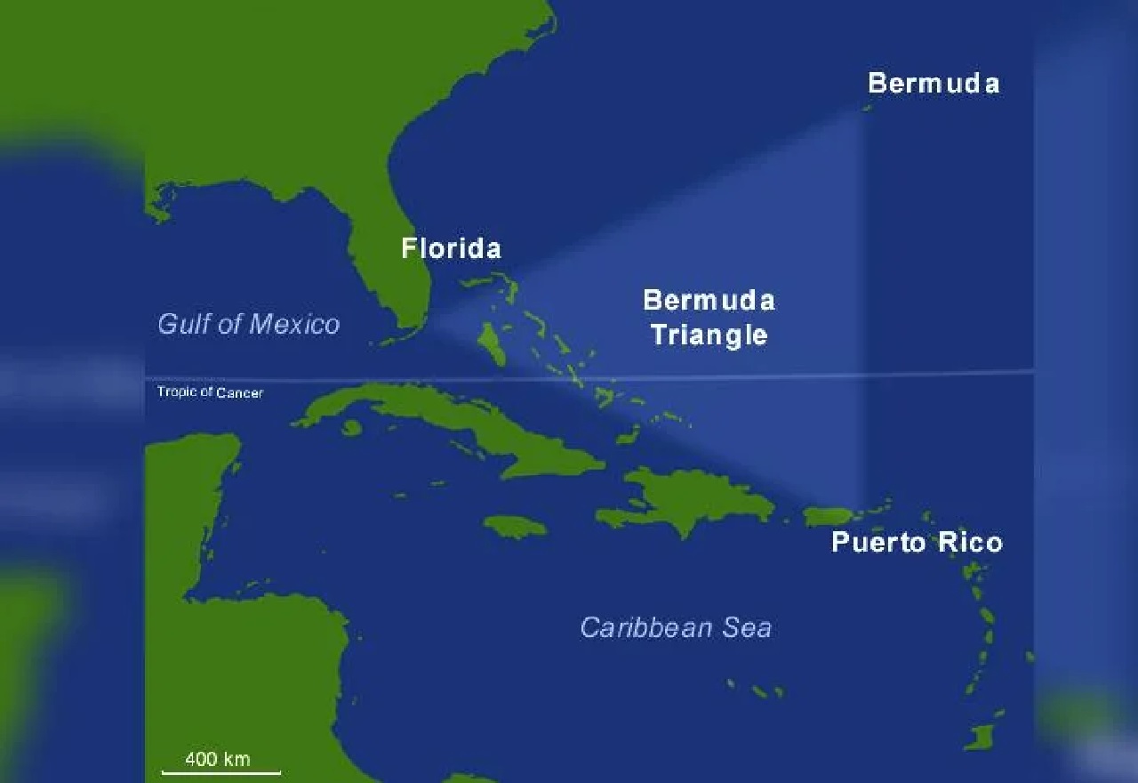 Volo 19 mappa del Triangolo delle Bermude