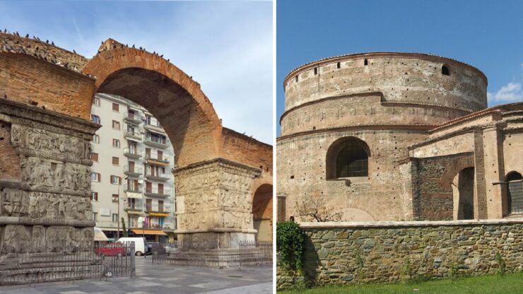 tomba e arco di Galerio a Salonicco