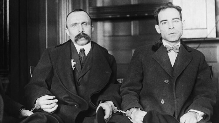 Nicola Sacco e Bartolomeo Vanzetti caso di malagiustizia