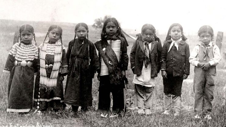 nativi foto bambini