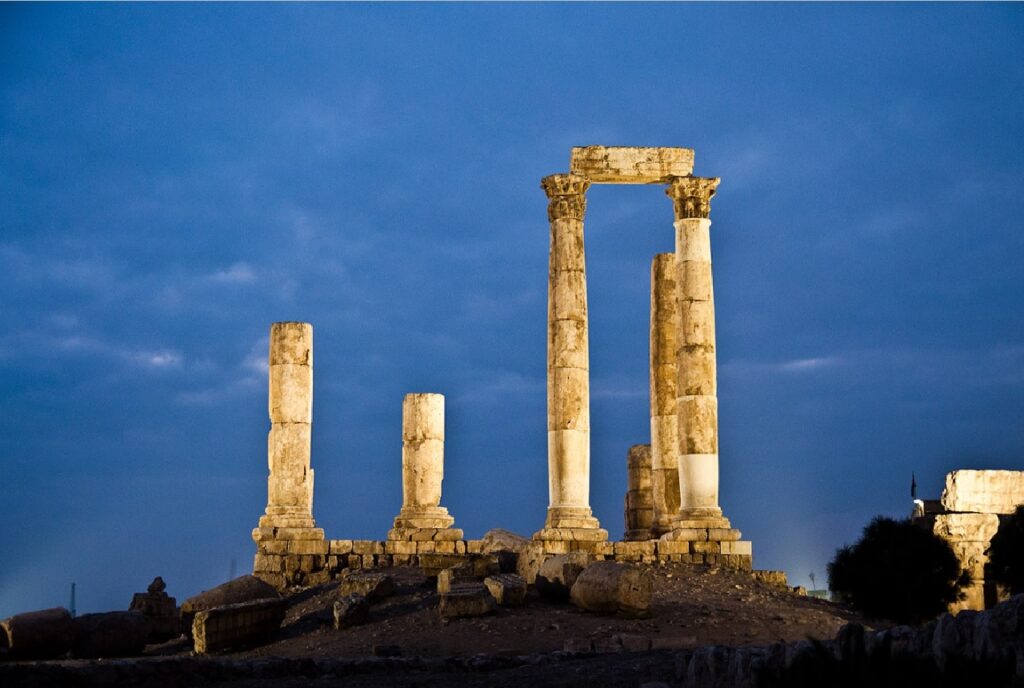 Ercole tempio cittadella Amman