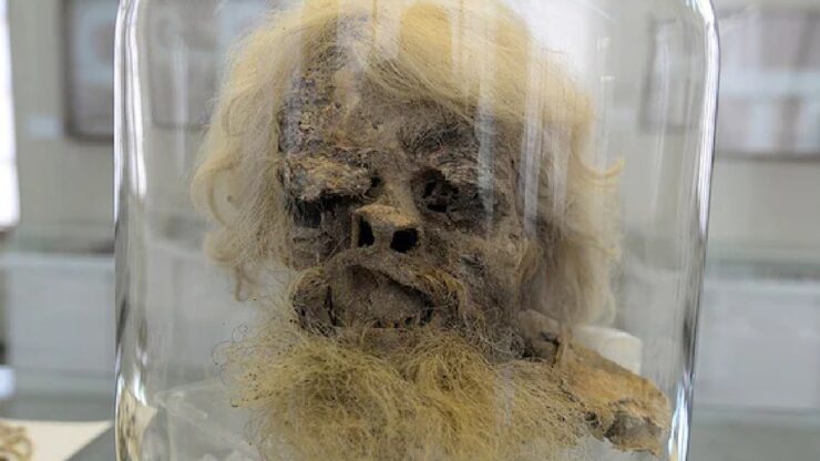 Mummie di Sale di Chehrabad in Iran