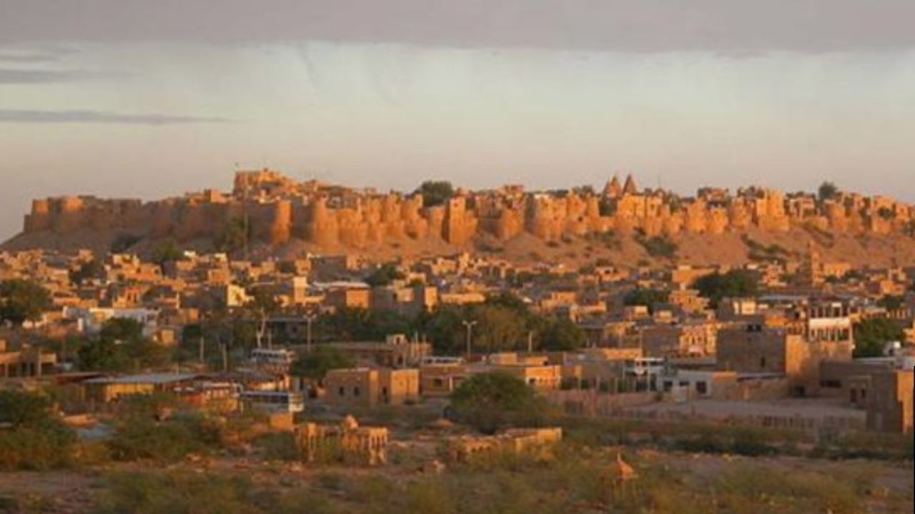 foto forte e città di Jaisalmer