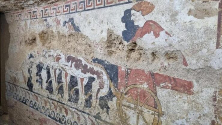 arte etrusca carro