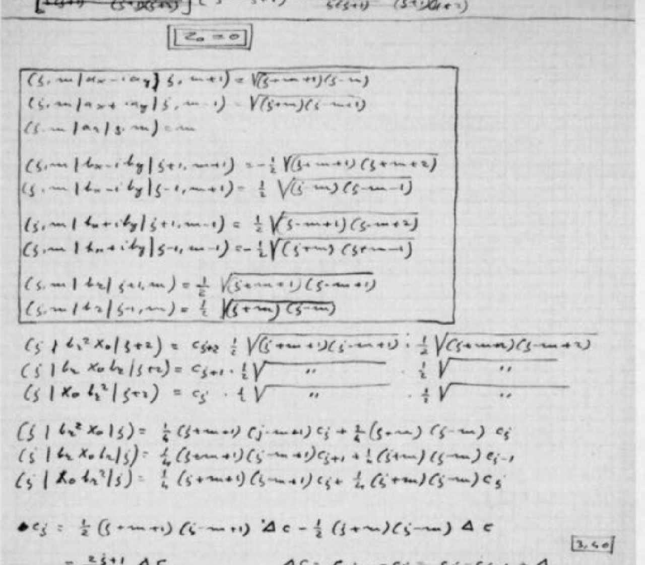 Ettore Majorana appunti quaderno