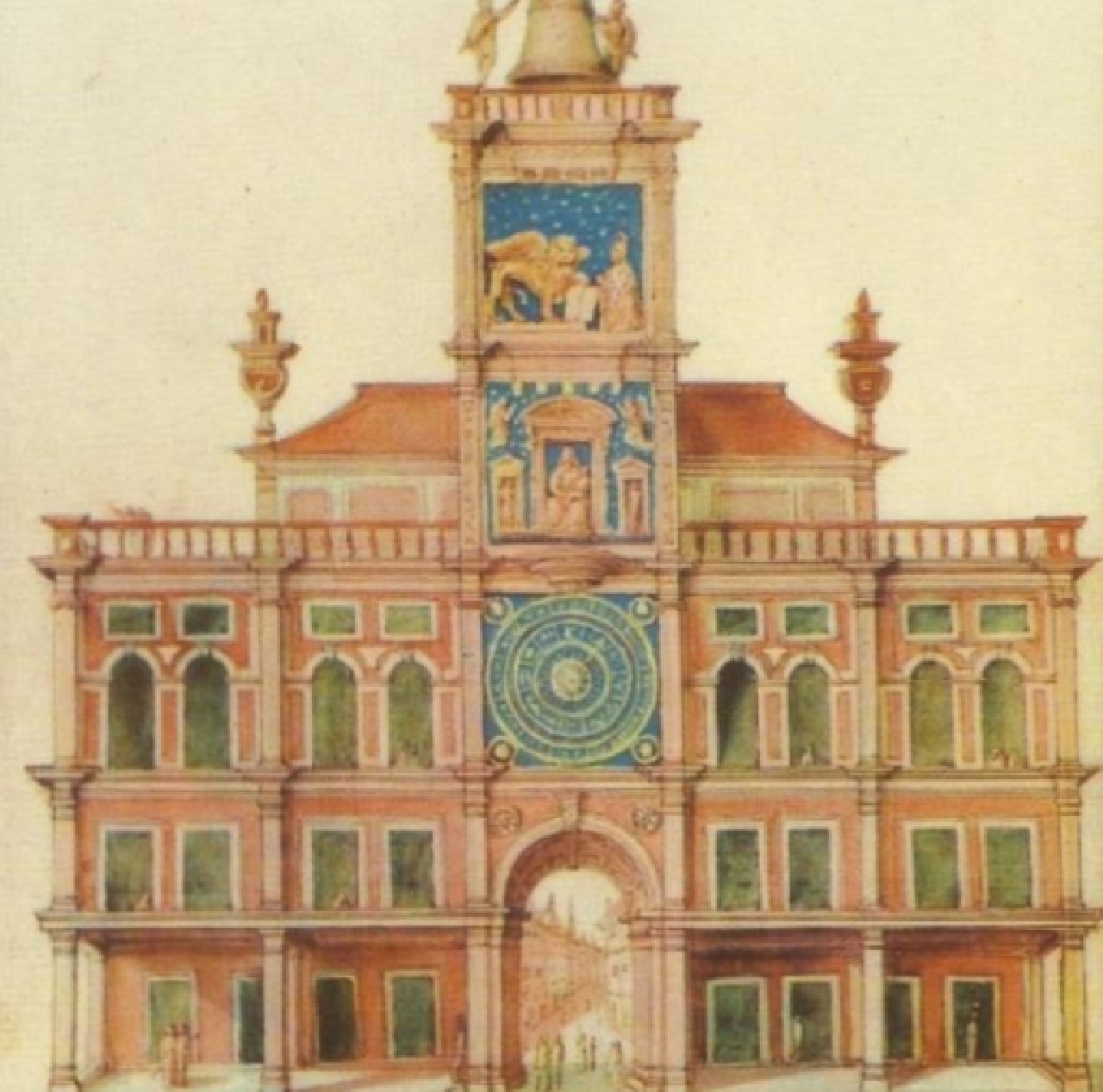 boia torre dell'orologio come appariva nel XVII secolo