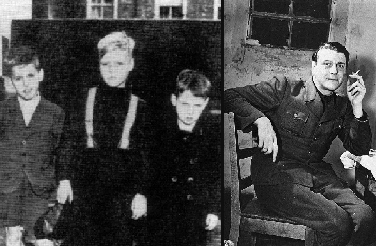 Werwolf ragazzini di 10 anni combattono a Berlino e il loro comandante Otto Skorzeny