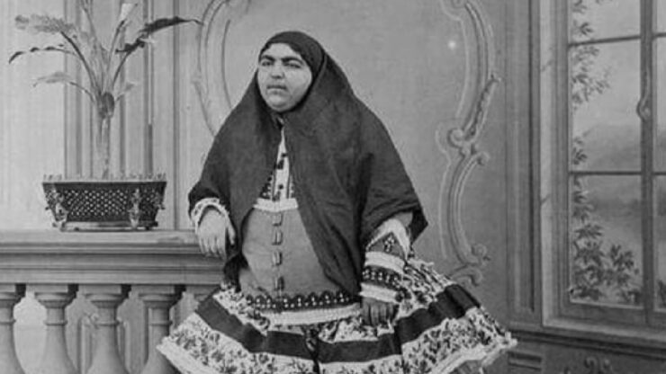 Tāj-al-Salṭana ritratto