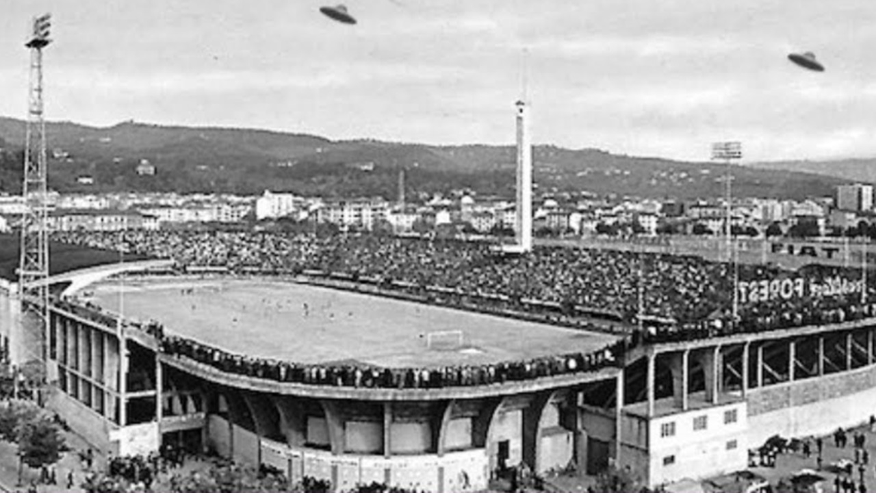 27 ottobre 1954 gli Alieni interrompono partita Fiorentina-Pistoiese