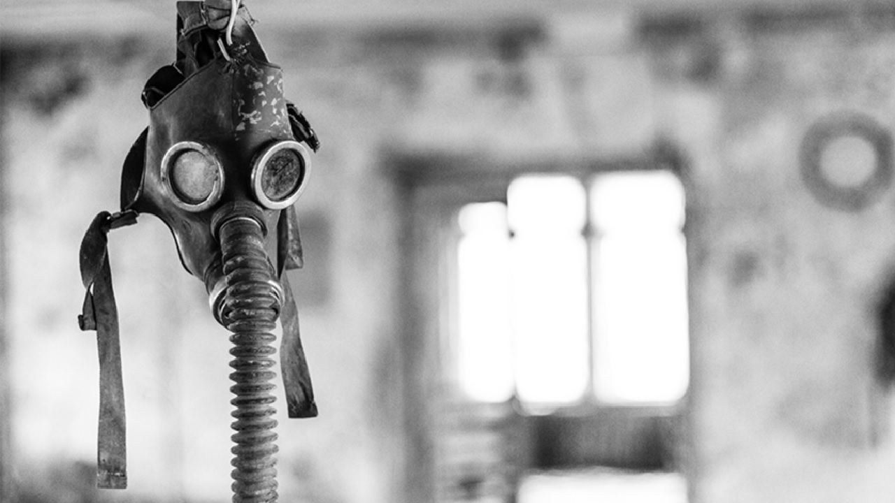 il mostro della centrale nucleare di Chernobyl il piede d'elefante che uccide in 300 secondi maschera