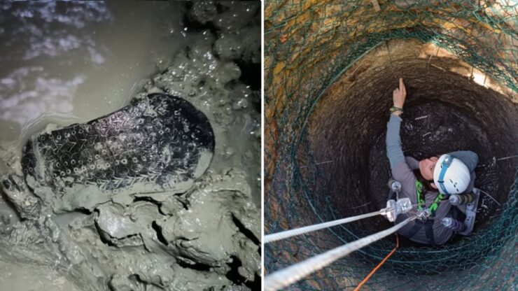 rarissimo sandalo romano decorato di 2.000 anni scoperto in Spagna