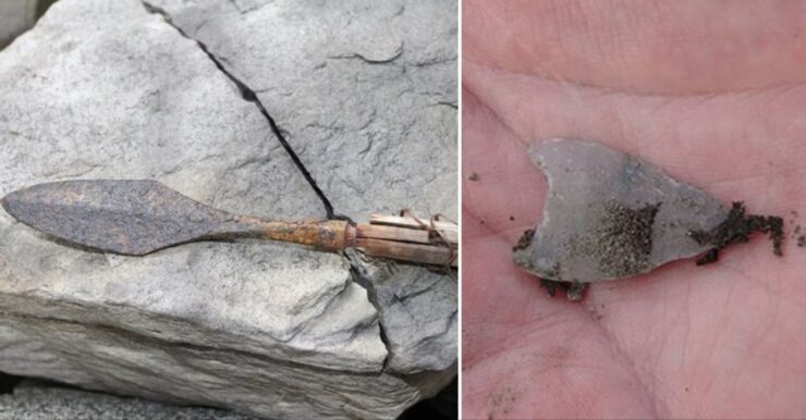 Scoperte frecce in quarzite di circa 4.000 anni i ghiacciai norvegesi le hanno nascoste