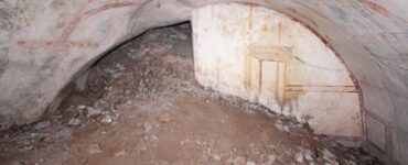 la camera segreta della domus aurea la stanza della sfinge