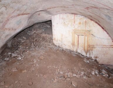 la camera segreta della domus aurea la stanza della sfinge