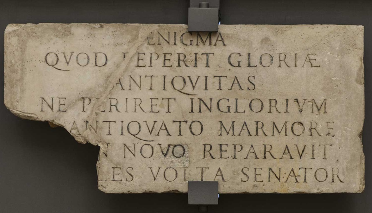 Pietra di Bologna epigrafe commemorativa Achille Volta