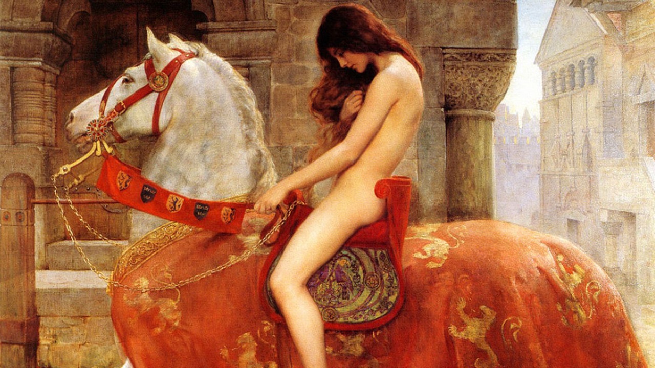 Lady Godiva davvero cavalcò nuda per il bene della sua città