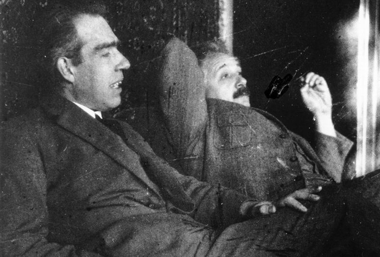 Congresso di Solvay Einstein e Bohr
