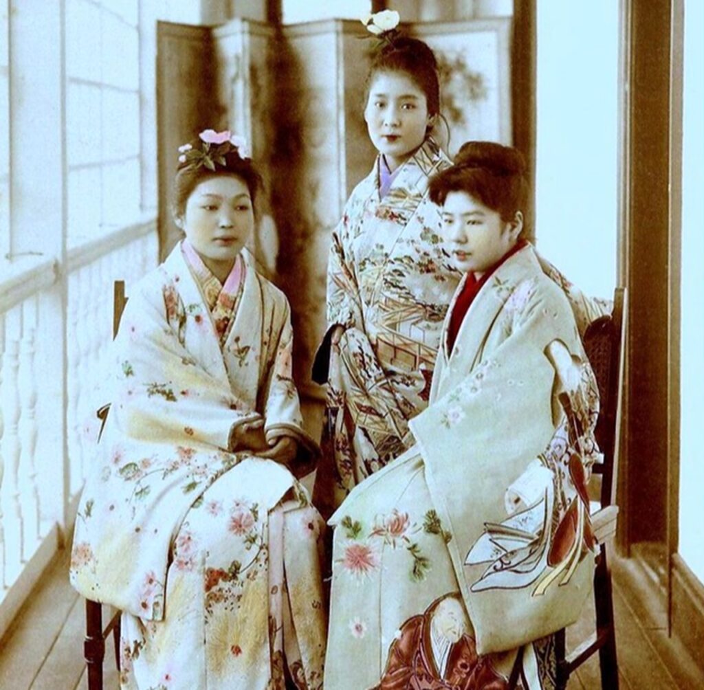gabbie della prostituzione tre ragazze del n.9 nella città di Yokohama