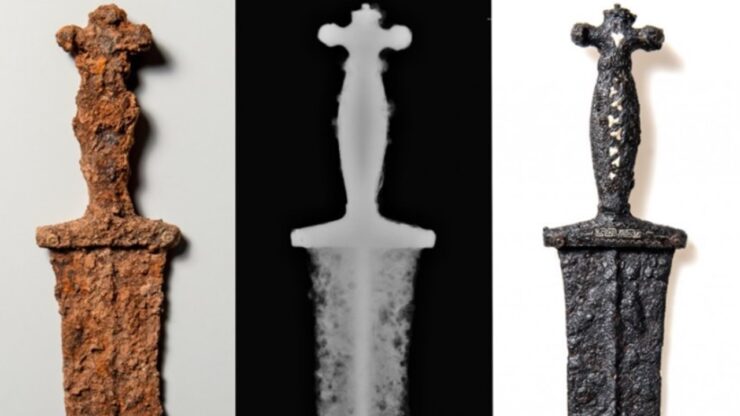 riemergono i resti di una battaglia tra Roma e i Reti tra questi spicca un raro pugnale romano