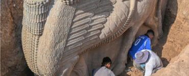 lamassu di Khorsabad scavi