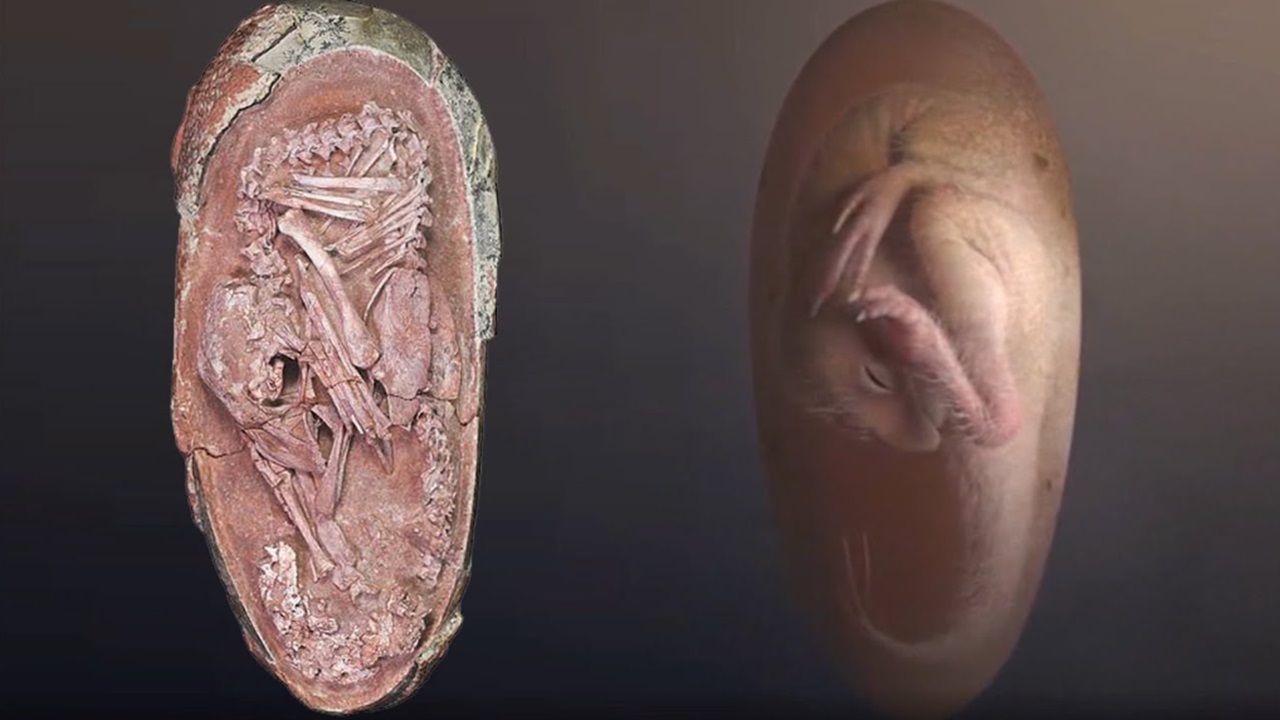ritrovato un embrione di dinosauro meravigliosamente conservato dopo 70 milioni di anni