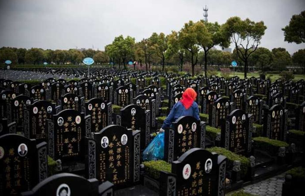 Yinhun cimitero tipico cinese