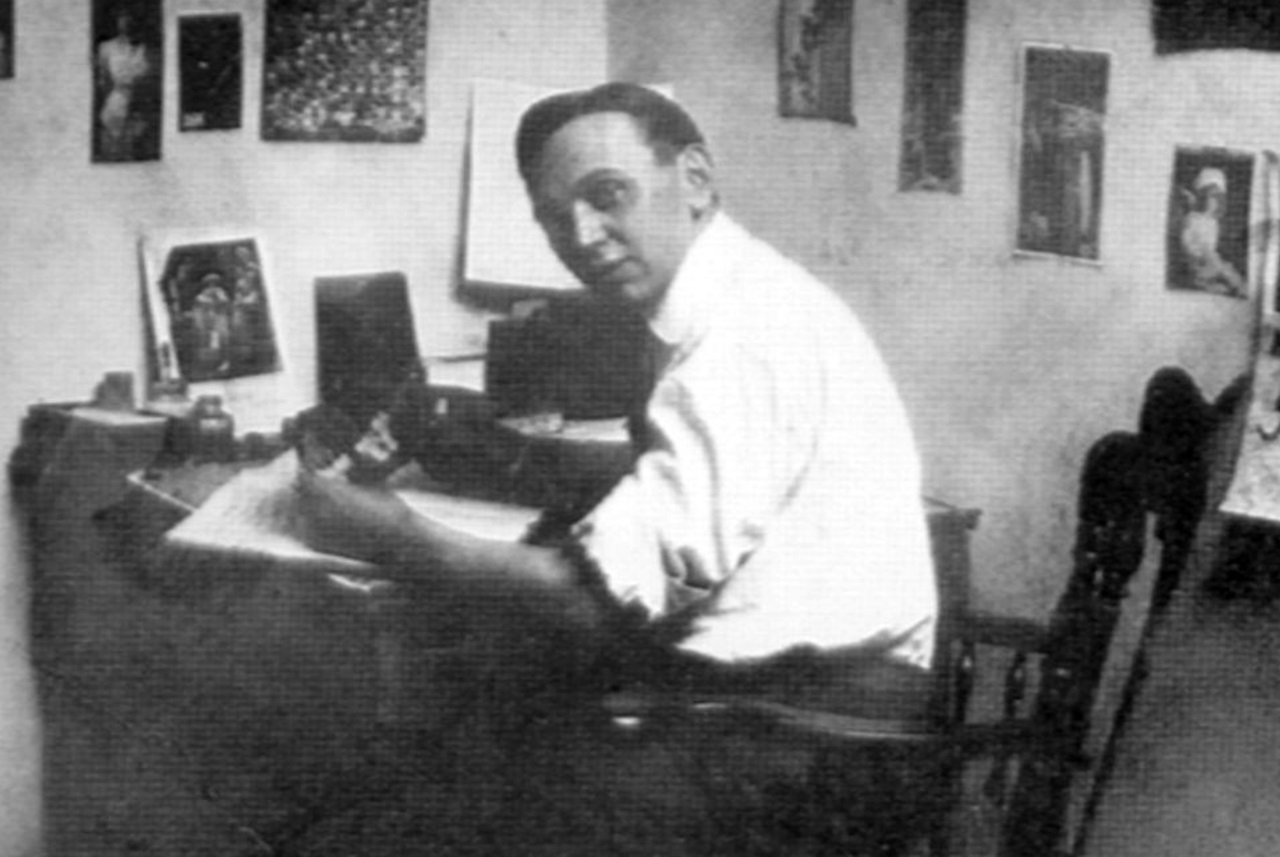 Edgar Cayce nel suo studio