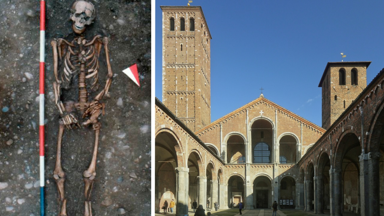 Supplizio della Ruota e lo scheletro di un ragazzo milanese del XIV secolo