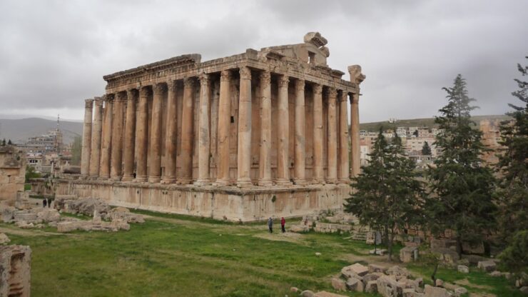 il tempio di Bacco a Baalbek una perla dell'oriente