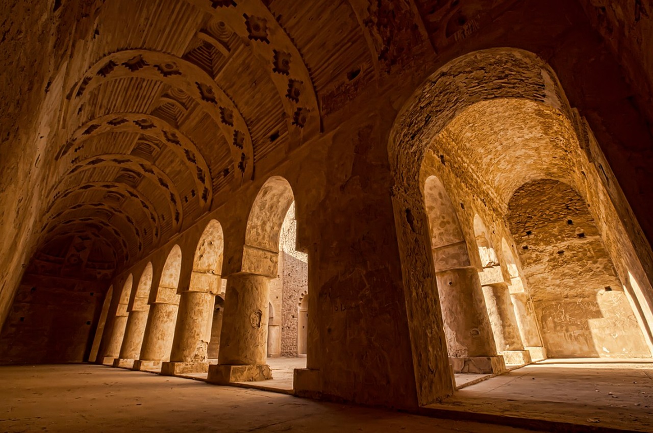 Fortezza di Al-Ukhaidir interni