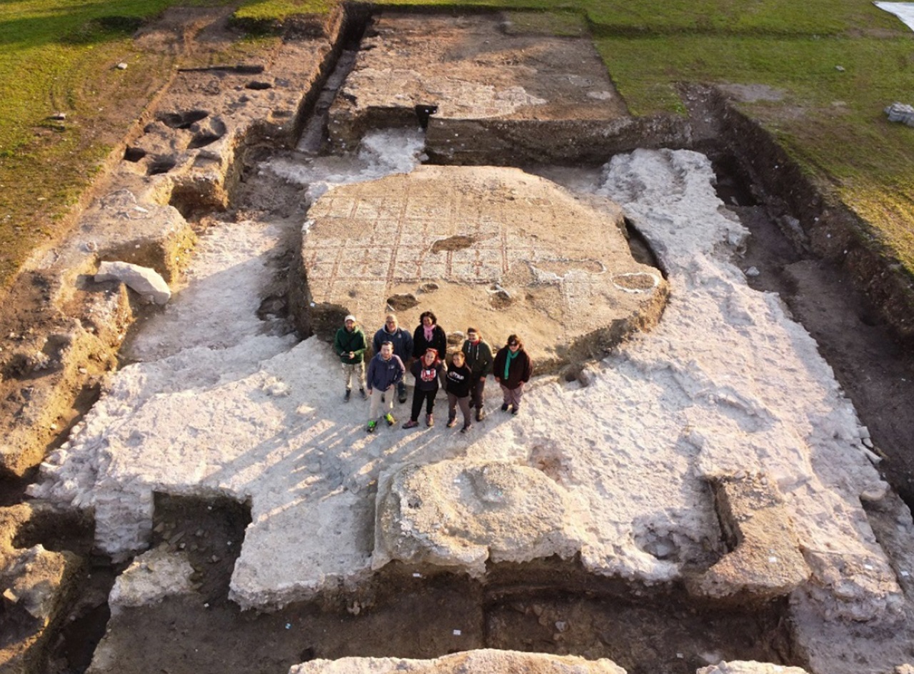 Aquileia superficie pavimentale decorata