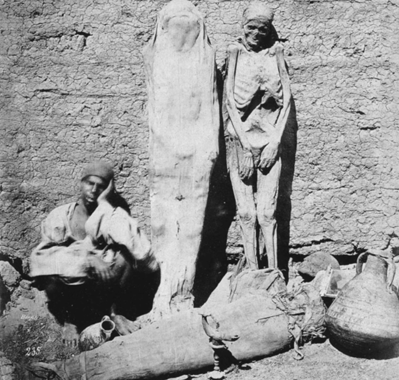 Spoglio delle Mummie venditore ambulante di mummie
