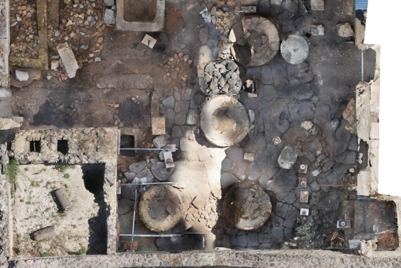 Pompei riprese dall'alto forno